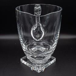 Lalique France Crystal Argos Water Pitcher Jug with Sticker 7 1/8 FREE USA SHIP