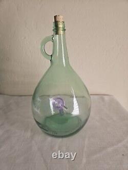 Large 1 Gallon Glass Wine Jug Repurposed Into A One Of A Kind Water Bong