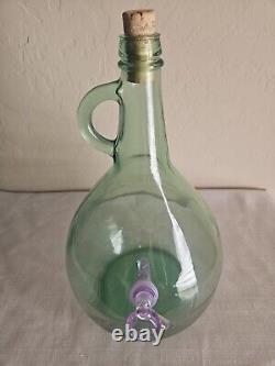 Large 1 Gallon Glass Wine Jug Repurposed Into A One Of A Kind Water Bong