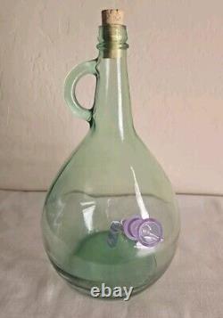 Large 1 Gallon Glass Wine Jug Repurposed Into A One Of A Kind Water Bong