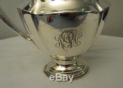 Large 3 3/8 pint Antique Gorham Sterling Silver Water Pitcher - Free Shipping