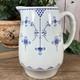 Large 8 Antique Furnivals Denmark 64 Oz Pitcher Water Jug Rare