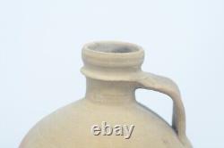 Large Antique 18th Century Redware French European Jug Pitcher Oil Water