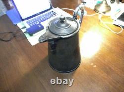 Large Antique CHRISTOFLE Silver-Plated Water Pitcher Jug 1844 1935 RARE