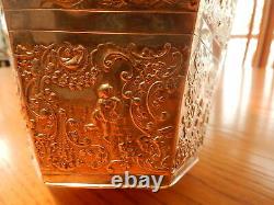 Large Antique Repousse STERLING WATER PITCHER Hallmarked HOLLAND Heavy 648 grams