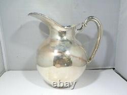 Large Camusso Sterling Silver Water Pitcher 18.05 Troy Ounces