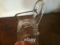 Large EAPG Glass Water Pitcher Milk Jug American Sandwich Tulip MMA Museum