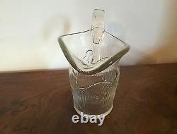 Large EAPG Glass Water Pitcher Milk Jug American Sandwich Tulip MMA Museum