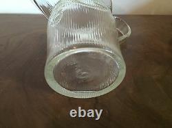 Large EAPG Glass Water Pitcher Milk Jug American Sandwich Tulip MMA Museum