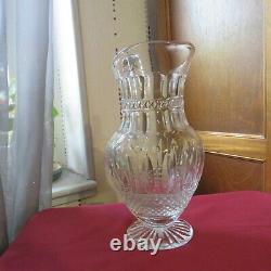 Large Pitcher To Water Jug Crystal of Saint Louis Model Tommy Signed