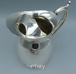 Large Silver Plated Water Jug 2.5 Pints Vintage Mid Century Modern 1250ml