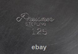 Large Sterling Silver Water Pitcher, Preisner #125 Sterling Silver