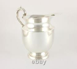 Large Vintage American Silver Plate Water Pitcher Jug. WM Mounts USA. C1940