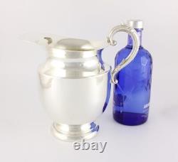 Large Vintage American Silver Plate Water Pitcher Jug. WM Mounts USA. C1940