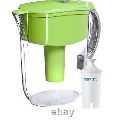 Large Water Filter Pitcher for Tap and Drinking Water with 1 Standard Filter, La