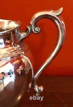 Large silver water jug by Jefferson c1930 21.2 Ounces