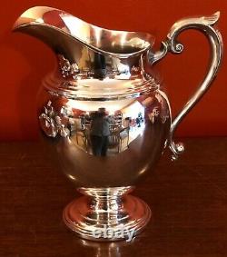 Large silver water jug by Jefferson c1930 21.2 Ounces