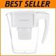 Lead & Chlorine Removing Water Filter Compact Pitcher With Mineral Retention