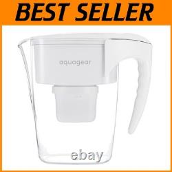 Lead & Chlorine Removing Water Filter Compact Pitcher with Mineral Retention