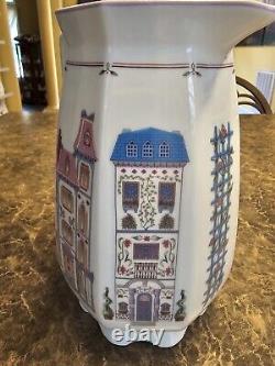 Lenox Village Water Pitcher Vintage Statement Piece Excellent Displayed Only