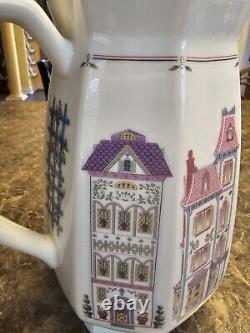 Lenox Village Water Pitcher Vintage Statement Piece Excellent Displayed Only