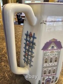 Lenox Village Water Pitcher Vintage Statement Piece Excellent Displayed Only