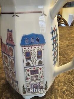 Lenox Village Water Pitcher Vintage Statement Piece Excellent Displayed Only