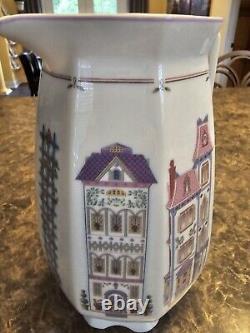 Lenox Village Water Pitcher Vintage Statement Piece Excellent Displayed Only