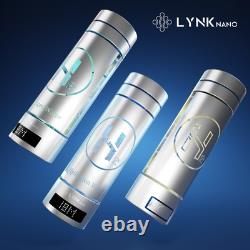 LynkNano 9000ppb Hydrogen H2 Water Bottle PORTABLE & DIGITAL Drink Cup + Inhaler