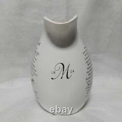 MACALLAN Scotch Whiskey Water Jug Water Pitcher Pottery Limited Item RARE USED
