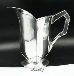MODERNIST French Christofle Gallia Silverplate Water Pitcher by Louis Sue & Mare