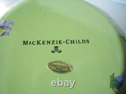 MacKenzie-Childs Flower Market Green Enamelled Metal Pitcher Water Jug 3 Quarts