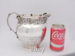 Magnificent 2 litre SILVER BEER or WATER PITCHER, PIMMS or WINE JUG, London 1898