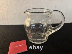 Marignane Water Pitcher Or Jug In Baccarat Crystal