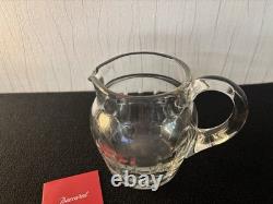 Marignane Water Pitcher Or Jug In Baccarat Crystal