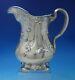 Martele By Gorham Sterling Silver Water Pitcher With Assorted Florals #vlw (#5364)