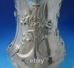 Martele by Gorham Sterling Silver Water Pitcher with Assorted Florals #VLW (#5364)