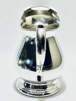 Marvelous Vintage Bristol Silver Plated Water Pitcher/ Jug