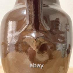 Mashiko Ware Pitcher Jug? Water Injection Water? Persimmon Glaze Flower Vase F