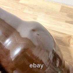 Mashiko Ware Pitcher Jug? Water Injection Water? Persimmon Glaze Flower Vase F