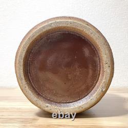Mashiko Ware Pitcher Jug? Water Injection Water? Persimmon Glaze Flower Vase F