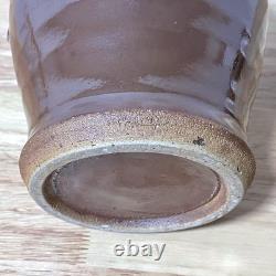 Mashiko Ware Pitcher Jug? Water Injection Water? Persimmon Glaze Flower Vase F