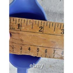 Mattel 1998 Little Mommy Doll Bath Watering Can Pitcher Toy Blue Flowers