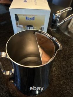 Mepra Italy Water Pitcher 18/10 High Quality Stainless Steel