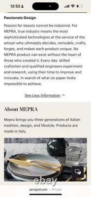 Mepra Italy Water Pitcher 18/10 High Quality Stainless Steel