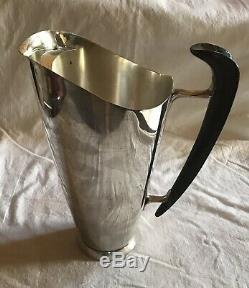 Mid Century Modernist Martini or Water Pitcher Sterling Silver Gorham 1956 MCM