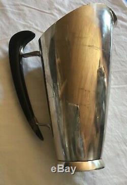 Mid Century Modernist Martini or Water Pitcher Sterling Silver Gorham 1956 MCM