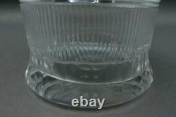Moser Signed Czech Splendid Gold Trim Cut Crystal Glass Water Pitcher Jug 64 Oz