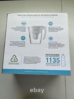 NEW In Box Aquagear 8 Cup Water Filter Pitcher