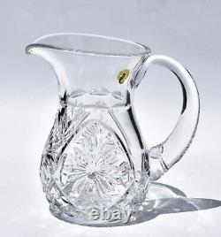 NIB Waterford Crystal Water Jug / Pitcher FLANNEL FLOWER Made in Ireland 1.2L